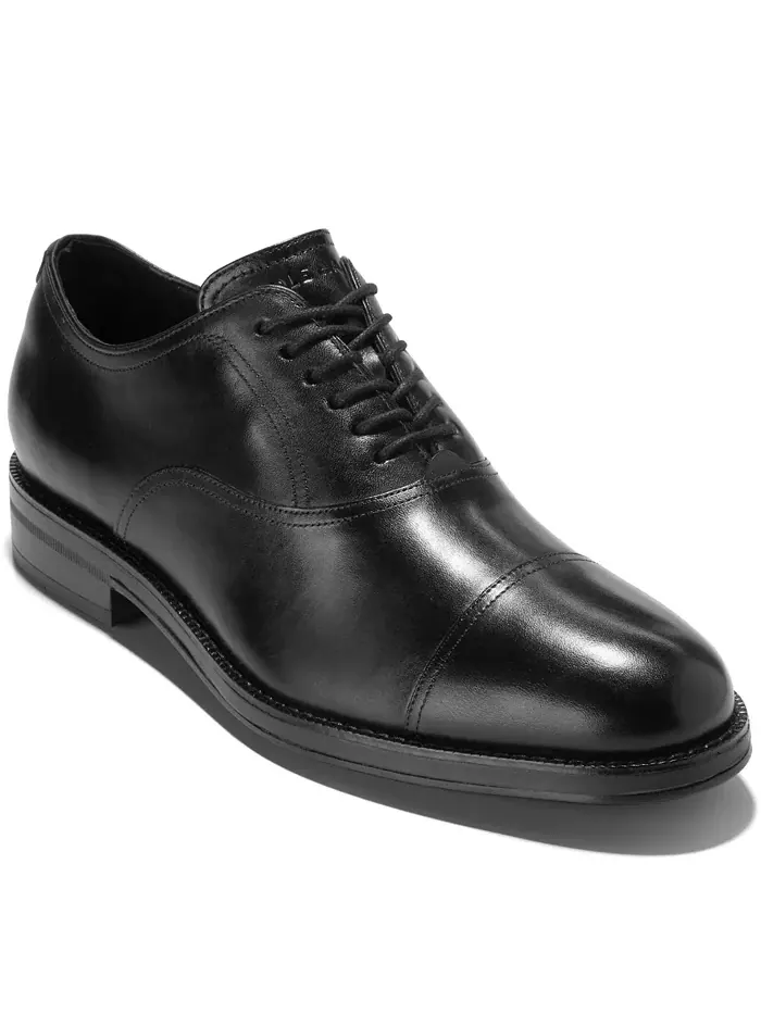 Мужские оксфорды Ledley Grand с отделкой на мыске Cole Haan — изображение 1 из 1, черный
