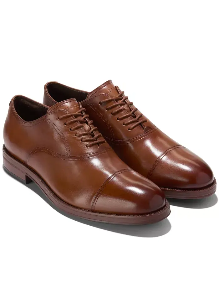 Мужские оксфорды Ledley Grand с отделкой на мыске Cole Haan — изображение 6 из 9, коричневый