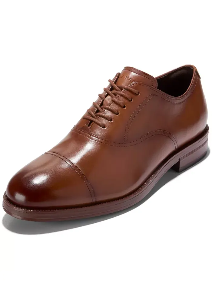 Мужские оксфорды Ledley Grand с отделкой на мыске Cole Haan — изображение 7 из 9, коричневый