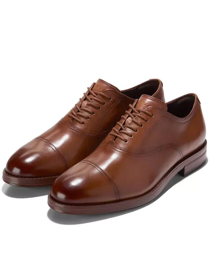Мужские оксфорды Ledley Grand с отделкой на мыске Cole Haan — изображение 8 из 9, коричневый