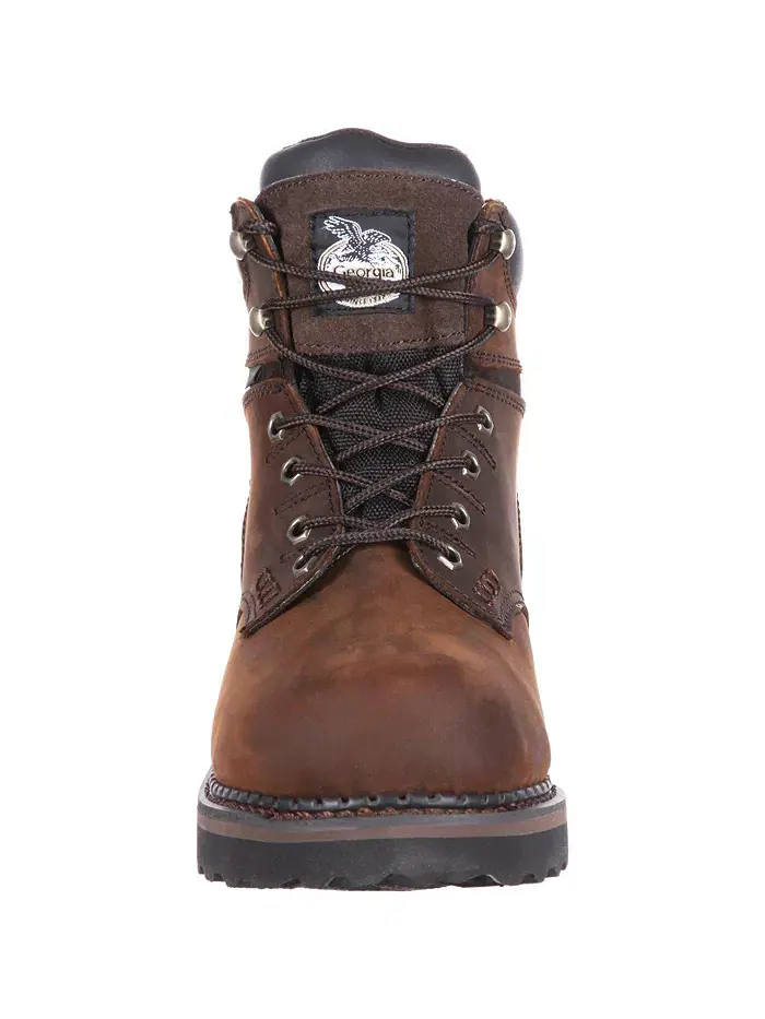 Мужские водонепроницаемые рабочие ботинки Brookville GEORGIA BOOT — изображение 5 из 7, коричневый