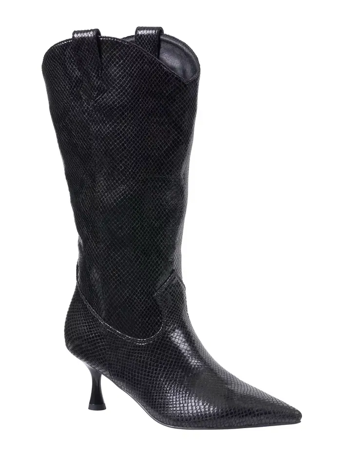 Женские сапоги-казаки Thalia с острым носом Gc Shoes — изображение 1 из 1, черный