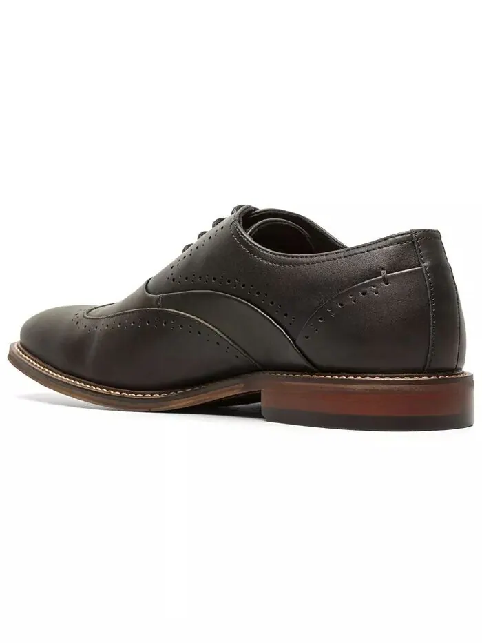 Мужские кожаные туфли-оксфорды Macarthur Wingtip Stacy Adams — изображение 8 из 8, черный