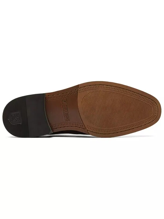 Мужские кожаные туфли-оксфорды Macarthur Wingtip Stacy Adams — изображение 3 из 8, коричневый