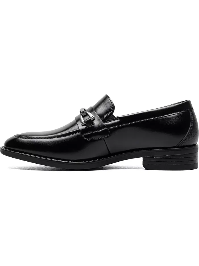 Обувь для мальчиков Big Boys Kaylor Jr. Moc Toe Slip On Stacy Adams — изображение 3 из 8, черный