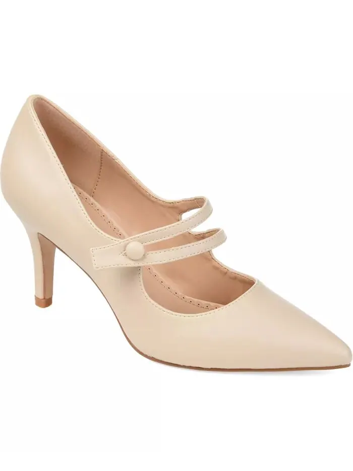 Туфли-лодочки Sidney Mary Jane женские Journee Collection — изображение 1 из 6, белый