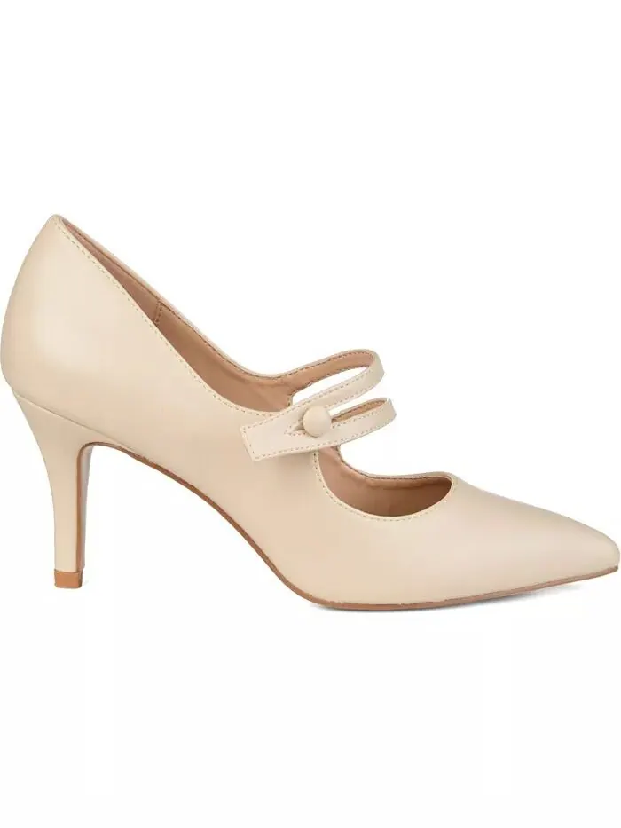 Туфли-лодочки Sidney Mary Jane женские Journee Collection — изображение 2 из 6, белый