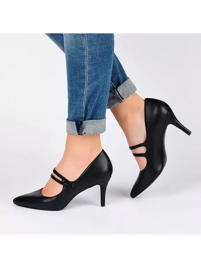 Туфли-лодочки Sidney Mary Jane женские Journee Collection — изображение 5 из 6, белый