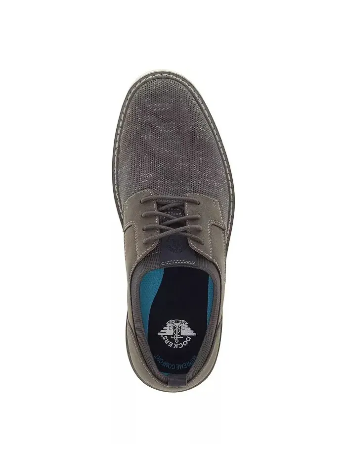 Мужские туфли Edgehill Lace Up Dockers — изображение 4 из 11, темно-серый