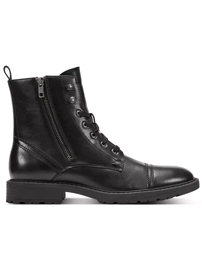 Мужские военные ботинки Captain Kenneth Cole Reaction — изображение 2 из 5, черный