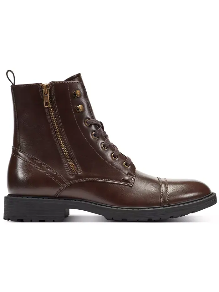 Мужские военные ботинки Captain Kenneth Cole Reaction — изображение 2 из 5, коричневый