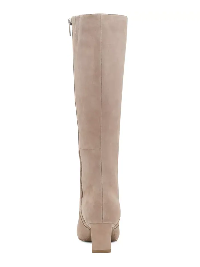 Женские сапоги Mabel Wide-Calf из замши Rockport — изображение 3 из 5, бежевый/бежевый