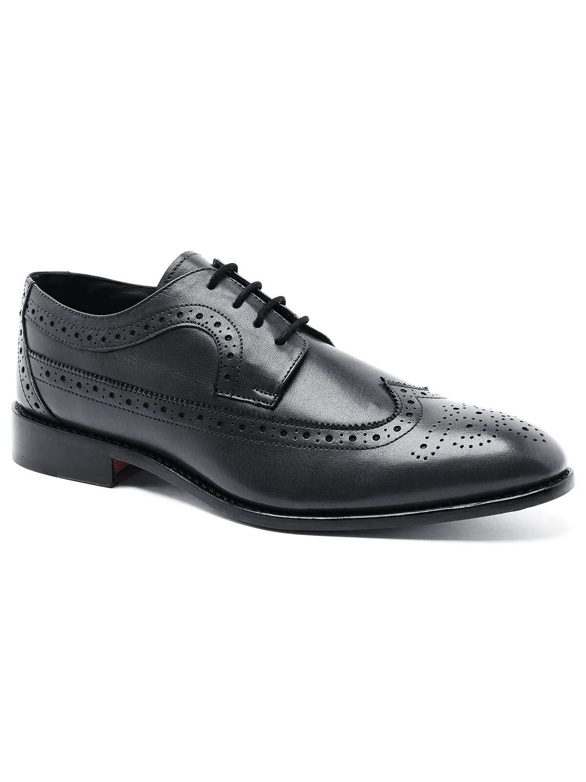 Мужские модельные туфли regan wingtip на шнуровке Anthony Veer — изображение 1 из 5, черный