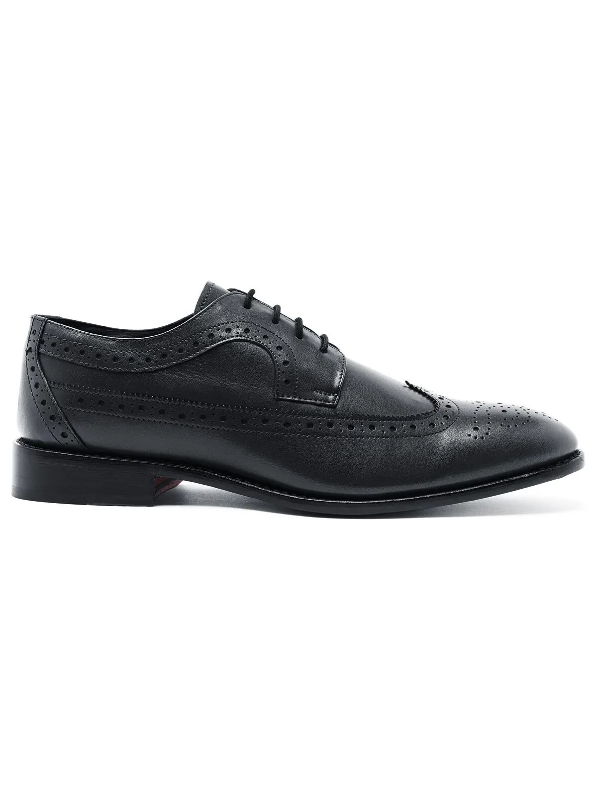 Мужские модельные туфли regan wingtip на шнуровке Anthony Veer — изображение 2 из 5, черный