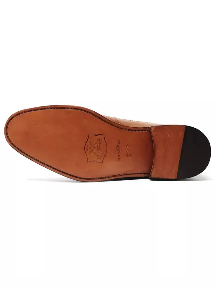 Мужские кожаные туфли Regan Wingtip на шнуровке Anthony Veer — изображение 5 из 5, ореховый