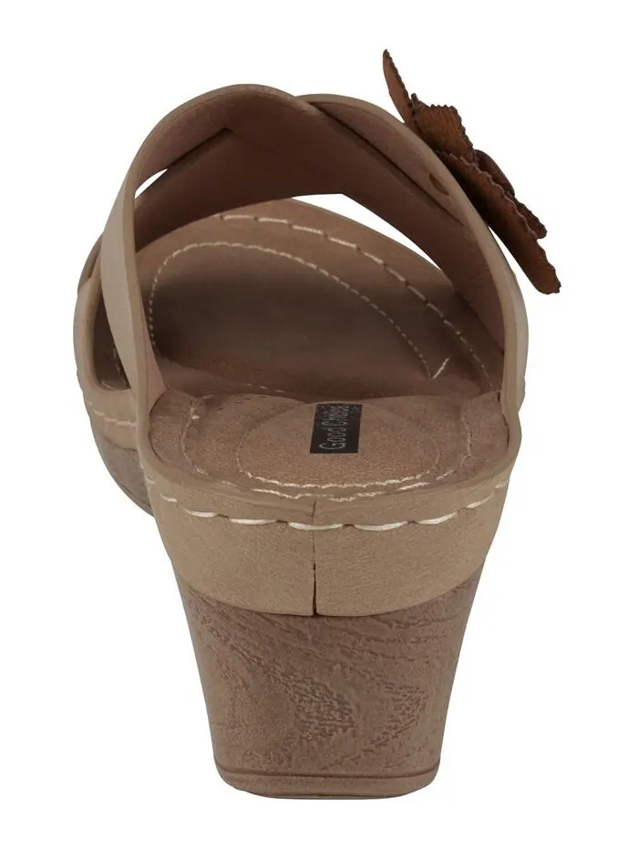 Женские босоножки Selly на танкетке с цветочным принтом GC Shoes — изображение 3 из 5, прозрачный