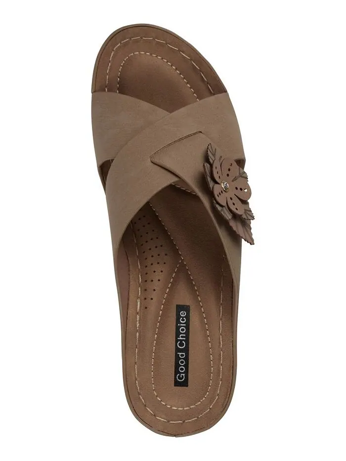 Женские босоножки Selly на танкетке с цветочным принтом GC Shoes — изображение 4 из 5, прозрачный