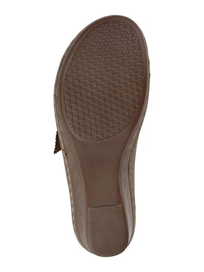 Женские босоножки Selly на танкетке с цветочным принтом GC Shoes — изображение 5 из 5, прозрачный
