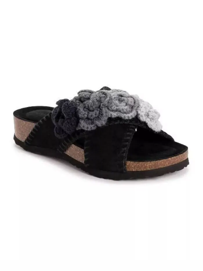 Женские сандалии Penelope с перекрестными ремешками MUK LUKS — изображение 1 из 7, черный