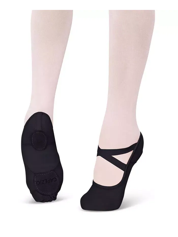 Балетки Hanami Canvas для девочек, светло-розовые Capezio — изображение 1 из 1, черный