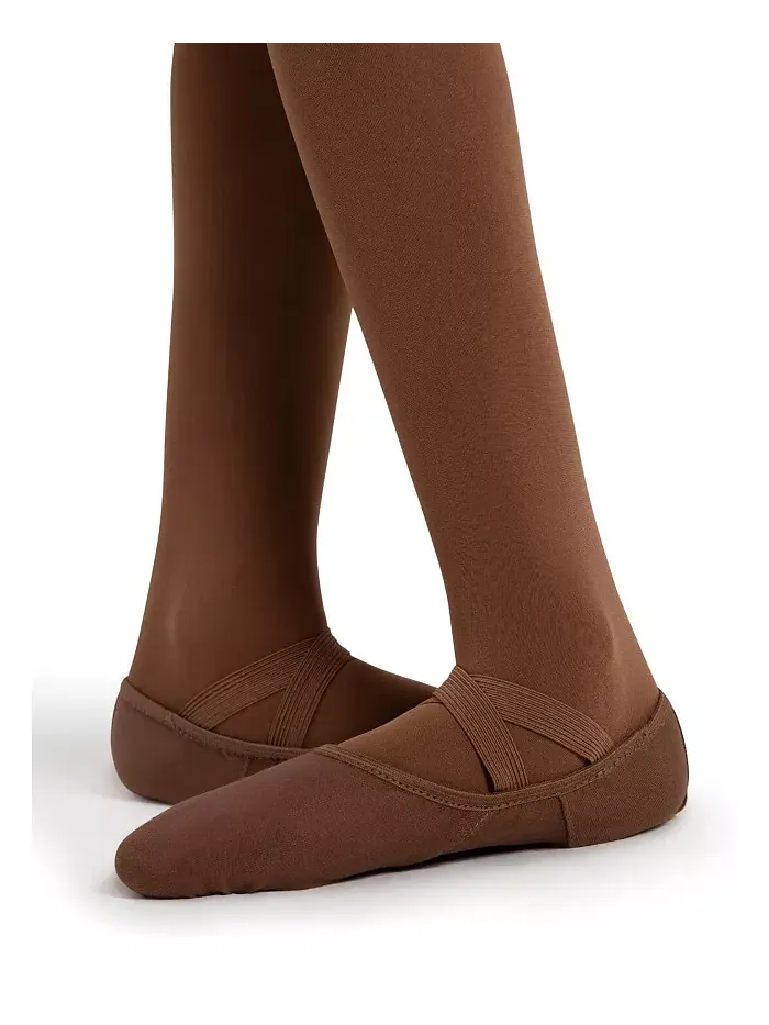 Балетки Hanami Canvas для девочек, светло-розовые Capezio — изображение 1 из 5, коричневый