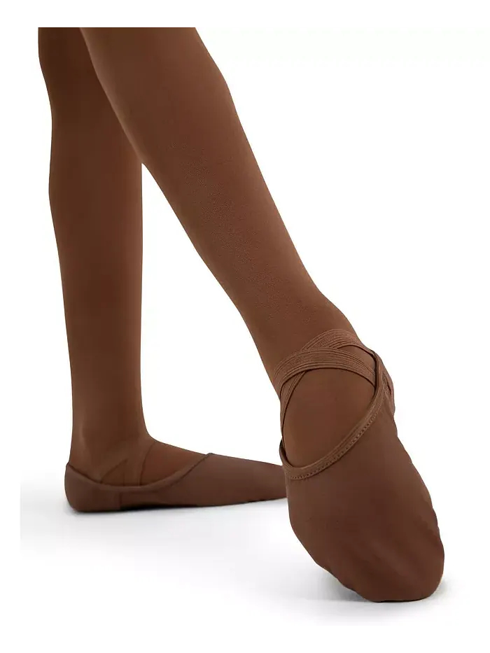 Балетки Hanami Canvas для девочек, светло-розовые Capezio — изображение 2 из 5, коричневый