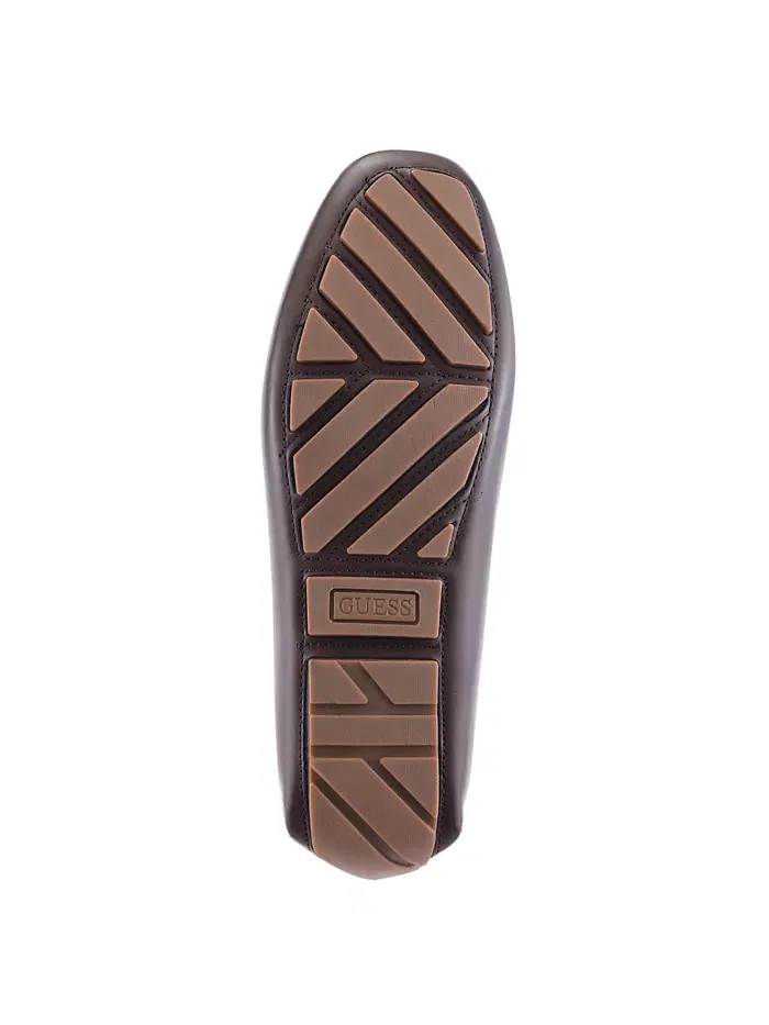 Мужские тапочки Askers Pod Driver с орнаментом G, слипоны GUESS — изображение 5 из 5, коричневый