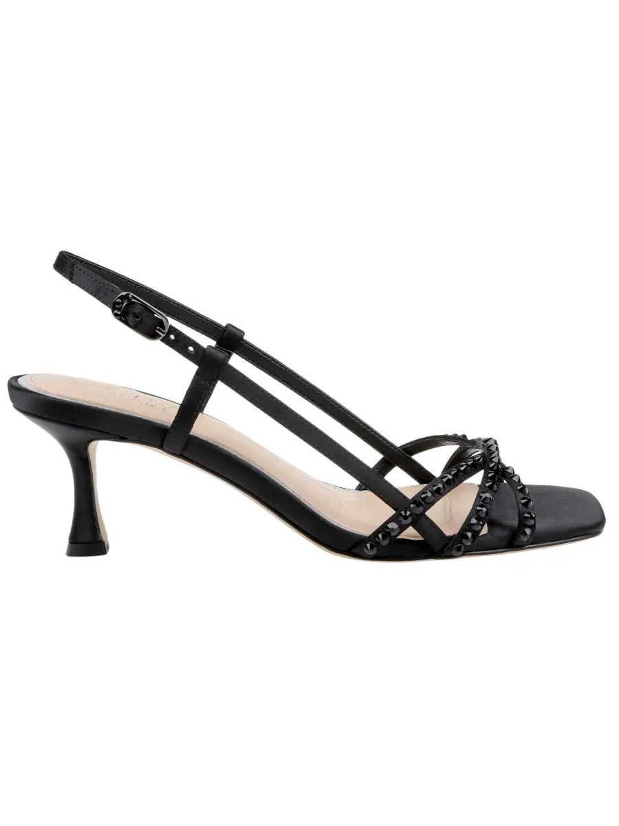 Женские сандалии Isabela Jewel Badgley Mischka — изображение 2 из 5, черный