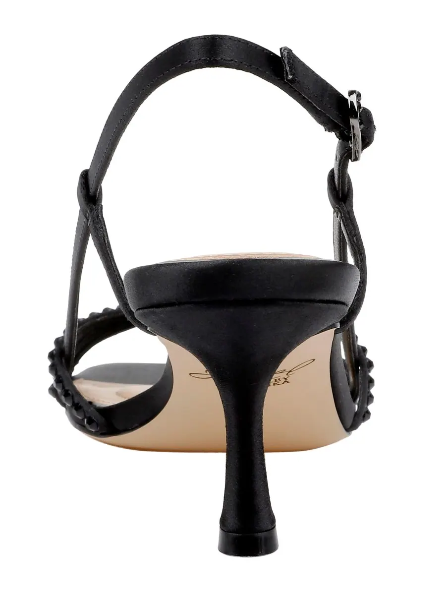 Женские сандалии Isabela Jewel Badgley Mischka — изображение 3 из 5, черный