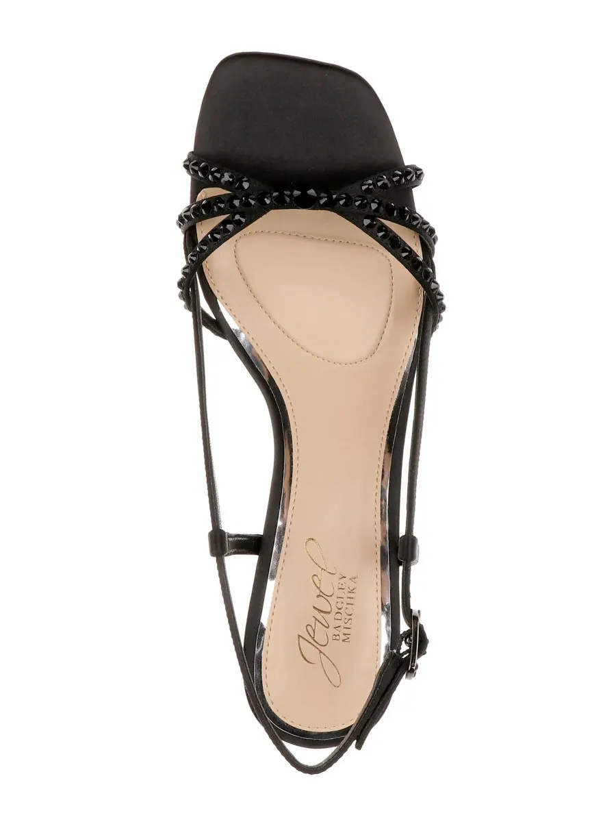 Женские сандалии Isabela Jewel Badgley Mischka — изображение 4 из 5, черный