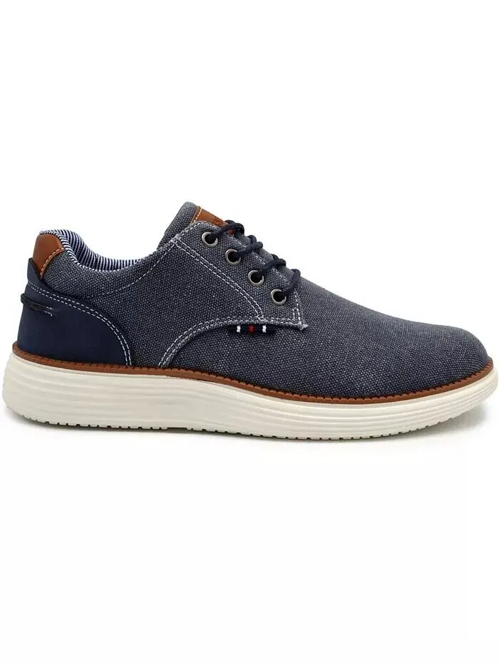 Мужская повседневная обувь Dayton Chambray Akademiks — изображение 2 из 13, темно-синий