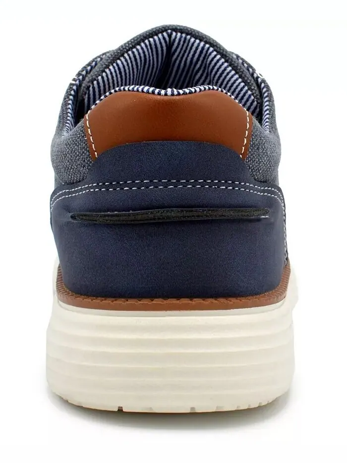 Мужская повседневная обувь Dayton Chambray Akademiks — изображение 5 из 13, темно-синий