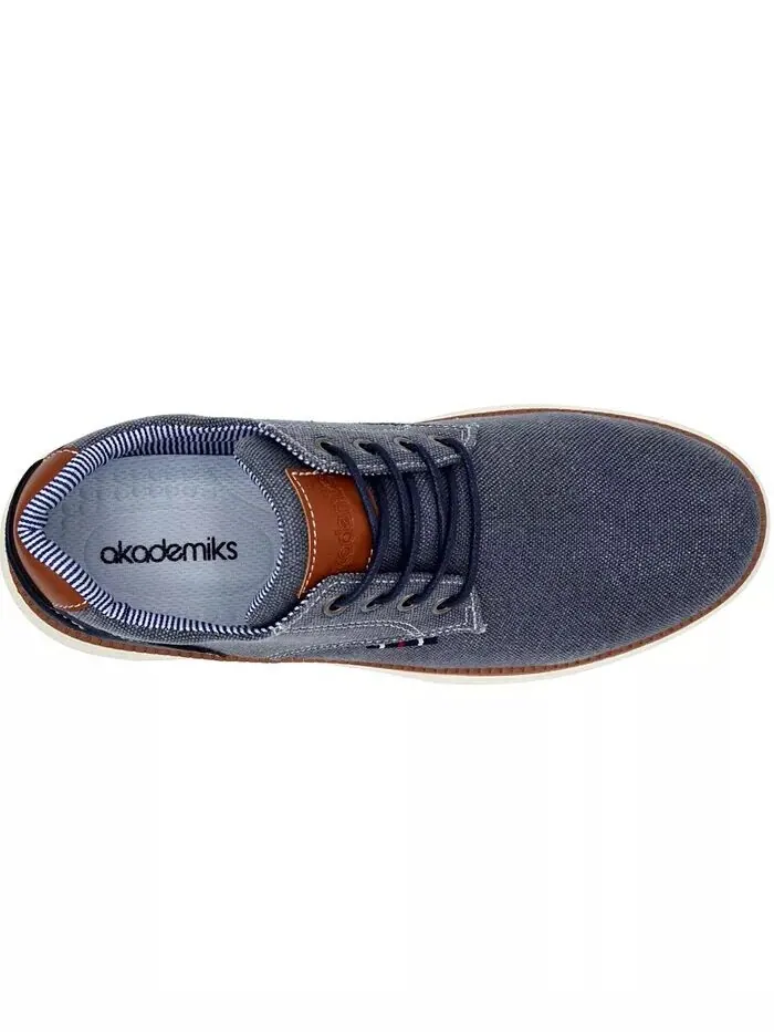 Мужская повседневная обувь Dayton Chambray Akademiks — изображение 7 из 13, темно-синий