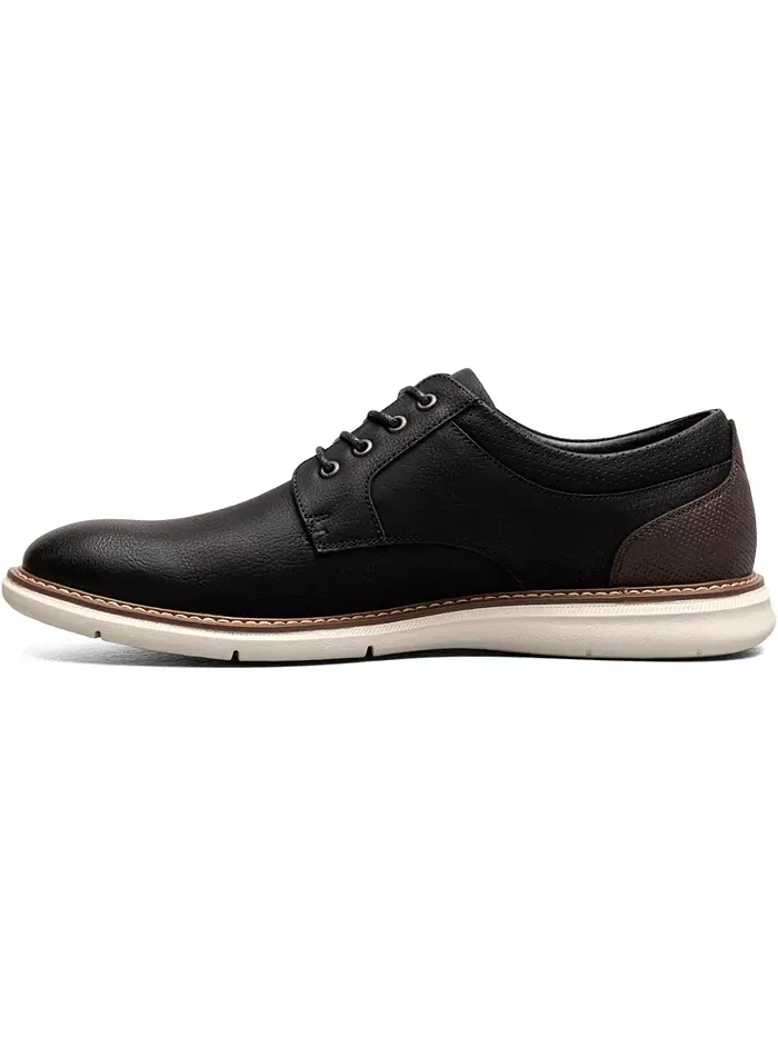 Мужские оксфорды Chase Casual с круглым мысом Nunn Bush — изображение 6 из 7, черный мульти