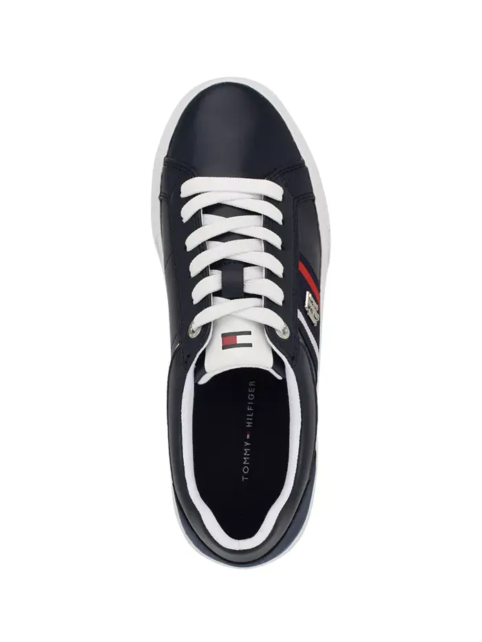 Женские кроссовки Badria Logo на платформе Tommy Hilfiger — изображение 4 из 5, синий