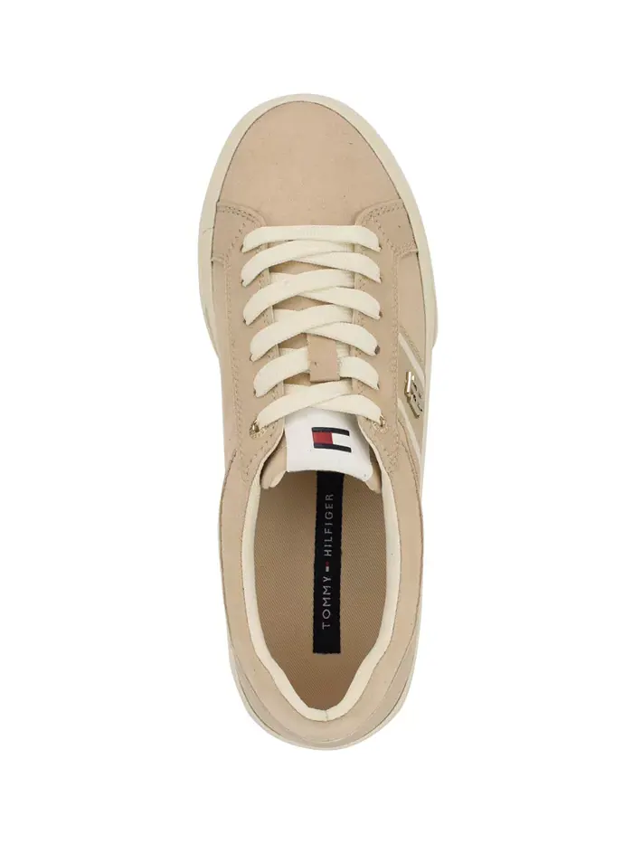 Женские кроссовки Badria Logo на платформе Tommy Hilfiger — изображение 4 из 5, натуральный