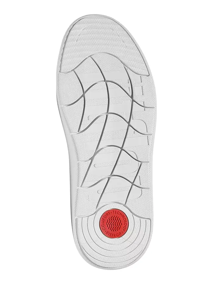 Женские кроссовки RTG из кожи и замши FitFlop — изображение 4 из 6, белый