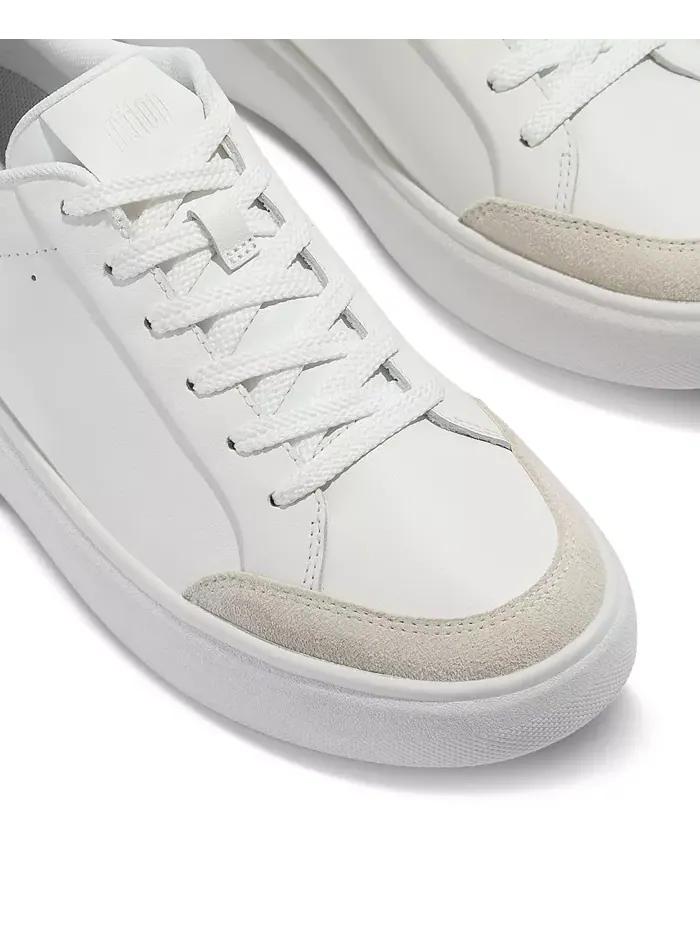 Женские кроссовки RTG из кожи и замши FitFlop — изображение 5 из 6, белый