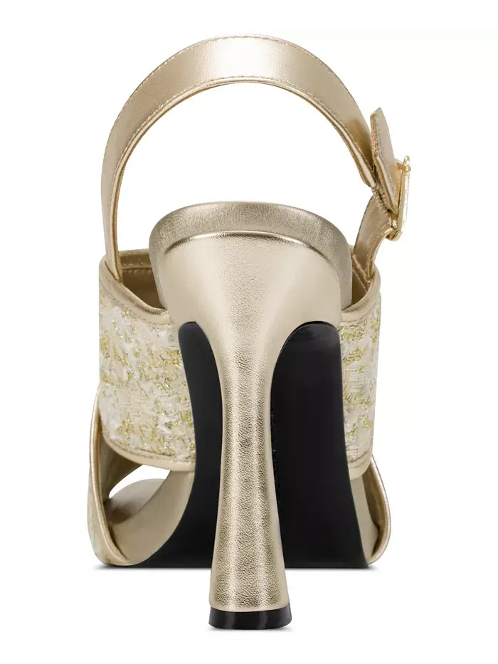 Босоножки с пайетками Colbie X band Karl Lagerfeld Paris — изображение 3 из 5, коричневый