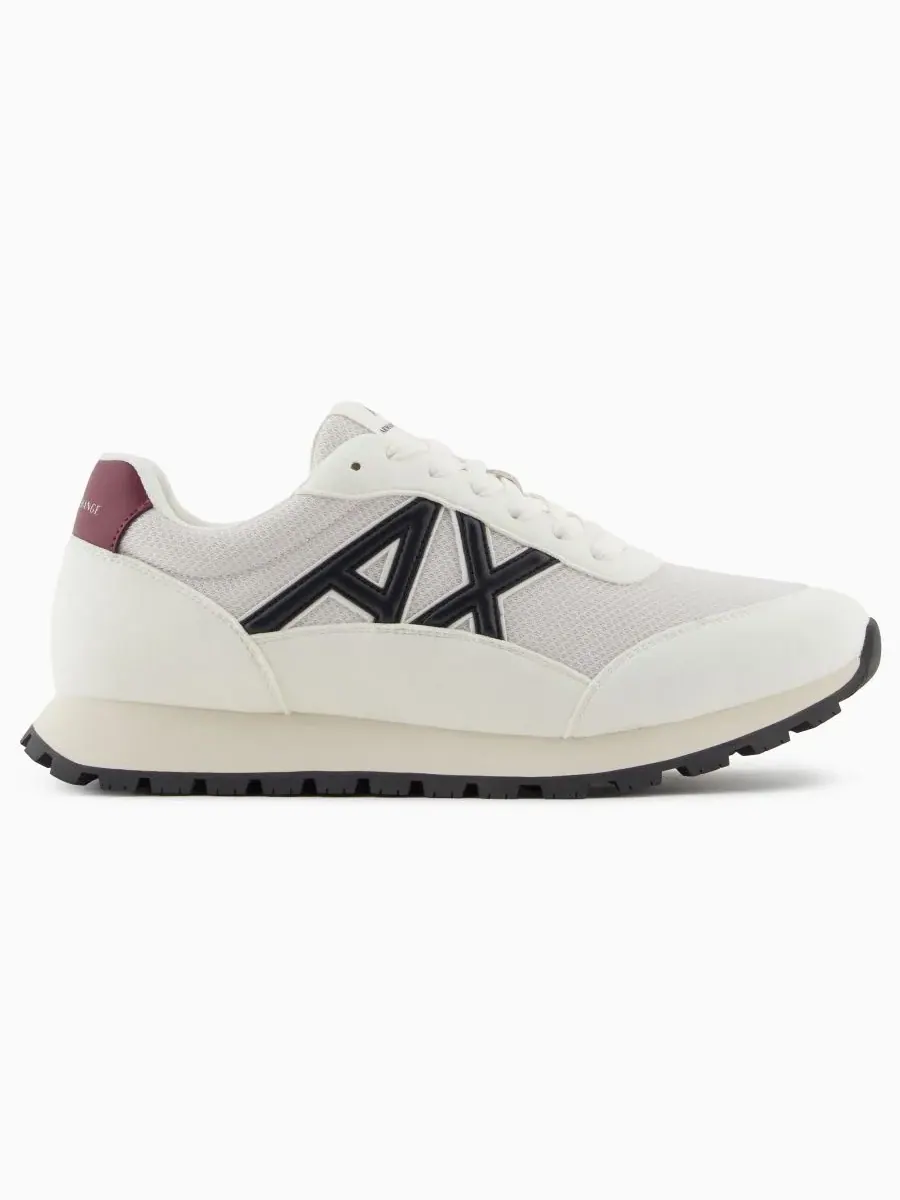 Мужские сетчатые кроссовки с логотипом Drop A|X Armani Exchange — изображение 1 из 6