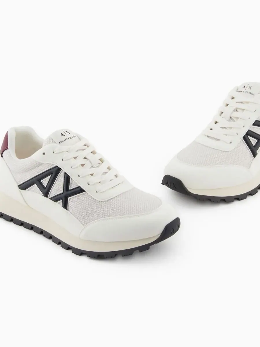 Мужские сетчатые кроссовки с логотипом Drop A|X Armani Exchange — изображение 6 из 6