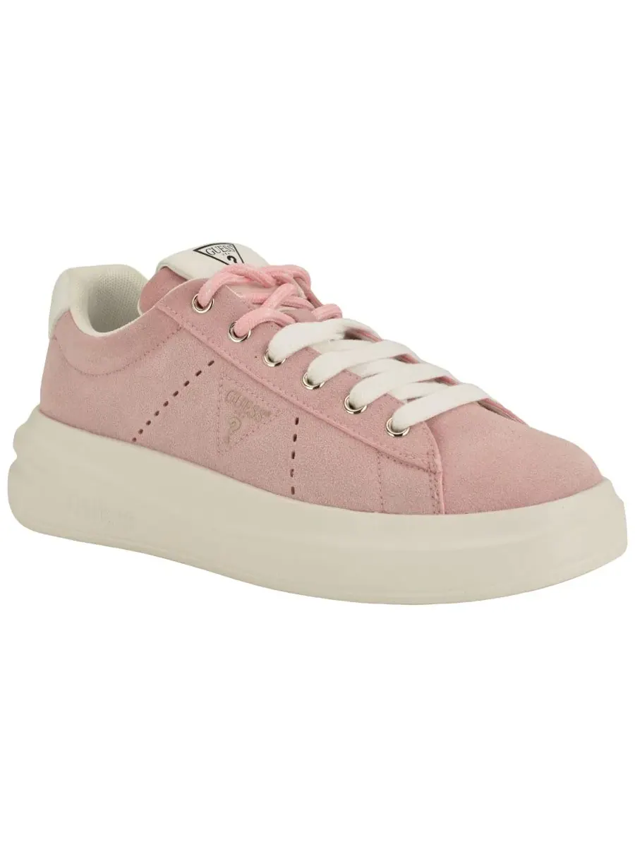 Женские кроссовки Eliva на платформе с двухцветными шнурками GUESS