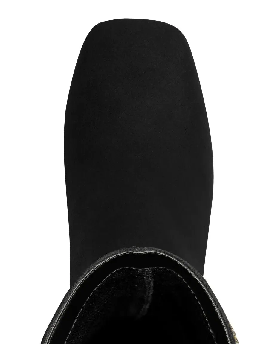 Ботинки Kalevi на устойчивом каблуке DKNY — изображение 4 из 7, черный