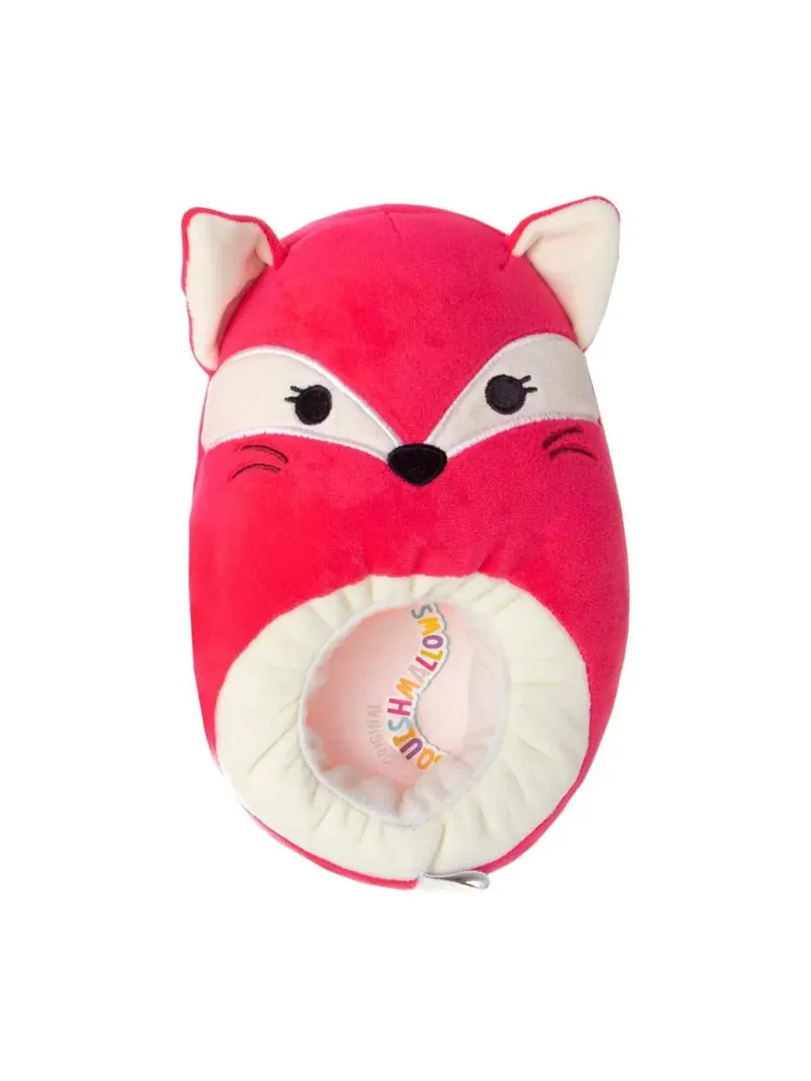 Тапочки-слайды с плюшевым лисом Fifi Squishmallow — изображение 6 из 7, розовый
