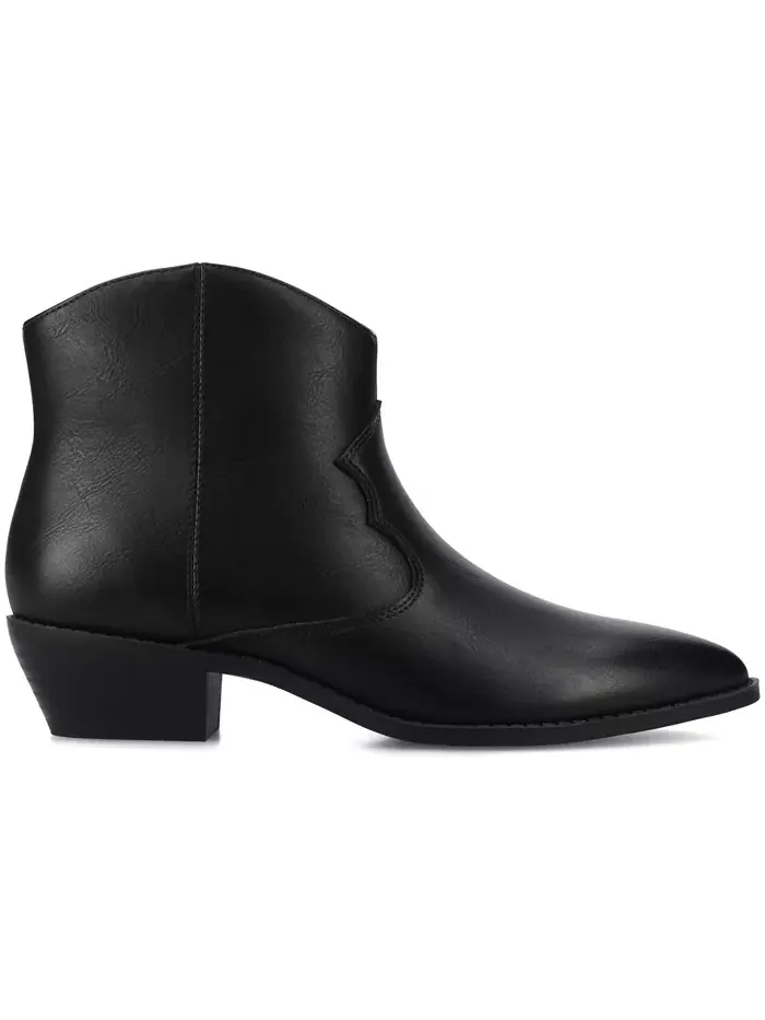 Женские ботинки Taliah на кубинском каблуке Journee Collection — изображение 2 из 5, черный