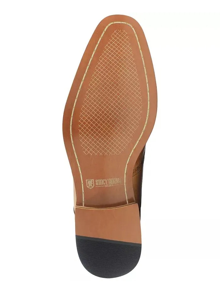 Мужские оксфорды Tinsley Wingtip Stacy Adams — изображение 3 из 5, бежевый