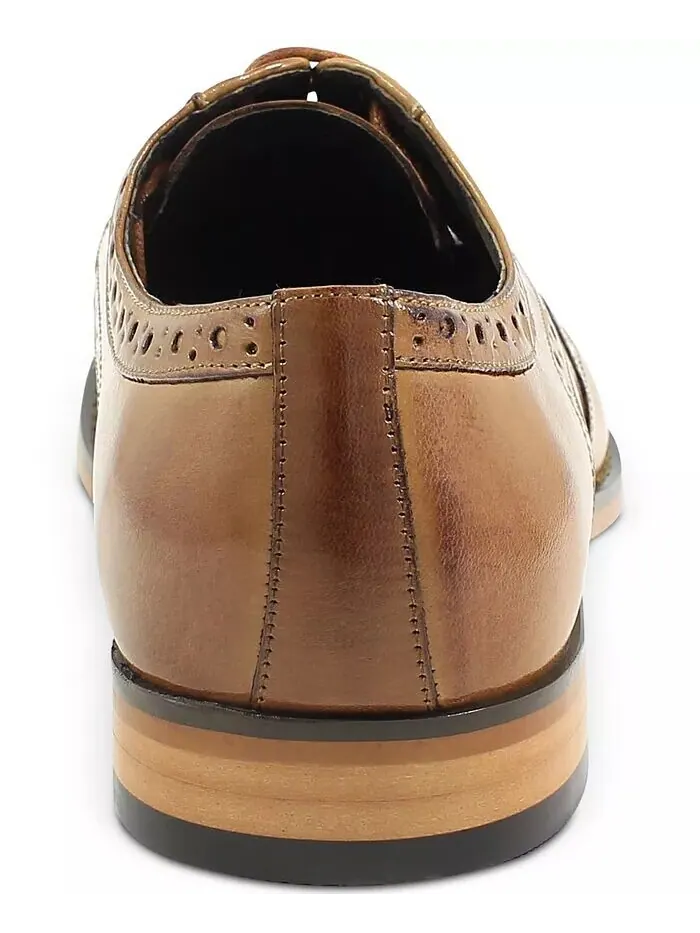 Мужские оксфорды Tinsley Wingtip Stacy Adams — изображение 4 из 5, бежевый