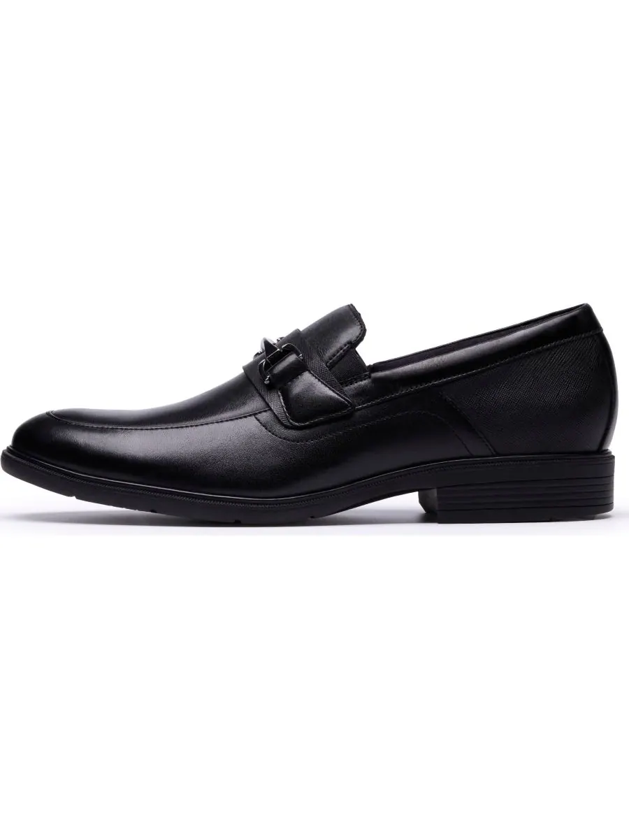 Лоферы мужские Clarks Steadwell Bit без шнурков, кожаные — изображение 2 из 7, черный