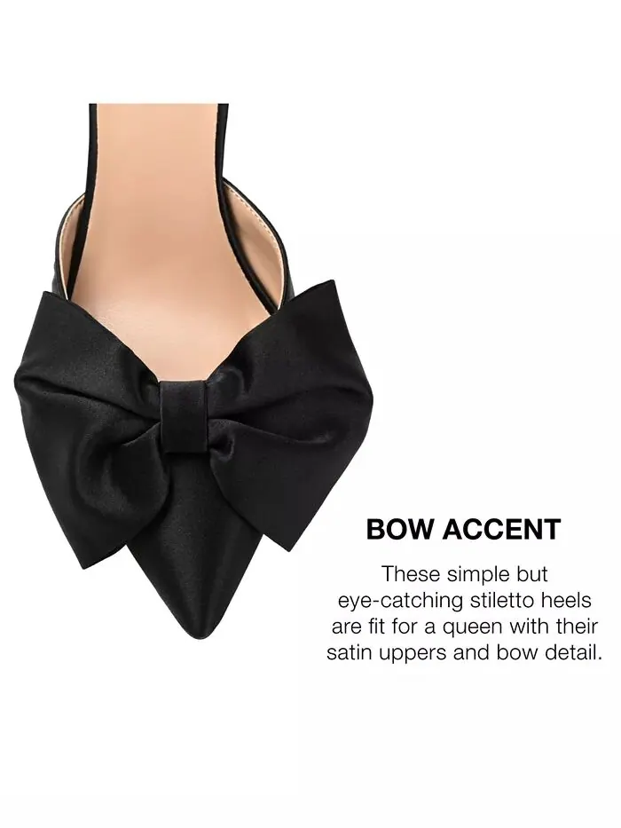 Женские туфли на каблуках Tiarra Bow Journee Collection — изображение 7 из 8, черный