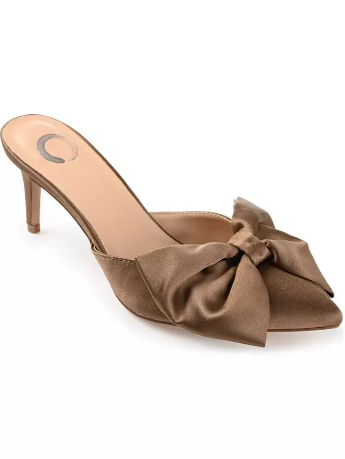 Женские туфли на каблуках Tiarra Bow Journee Collection — изображение 1 из 8, коричневый